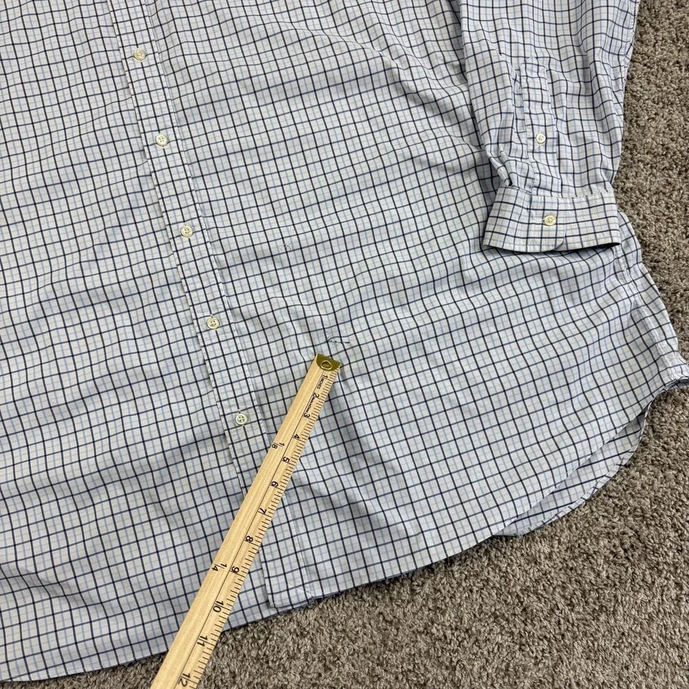 Polo Ralph Lauren Shirt Mens Big 4XLT White Check Performance Button Down *FLAW